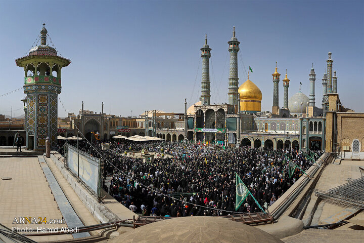 آیین استقبال از کاروان نمادین ورود حضرت معصومه (س) به قم