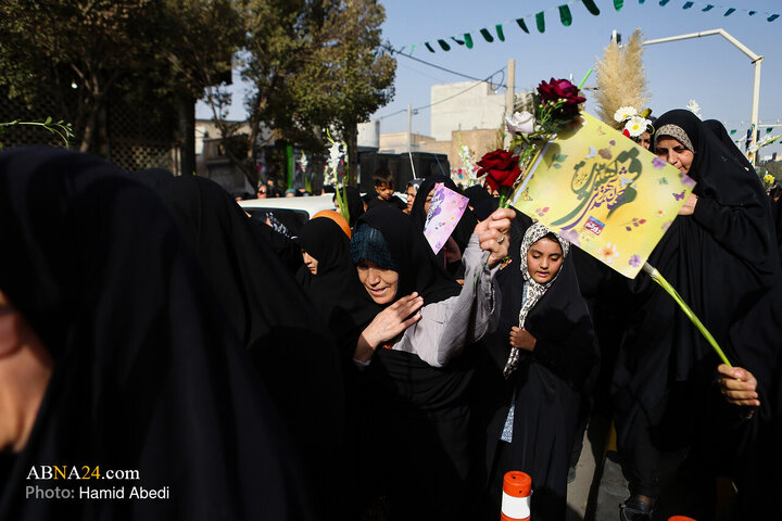 Informe fotográfico | Ceremonia de bienvenida al caravan simbólica de la llegada de la Santísima Masumeh (la paz sea con ella) a Qom