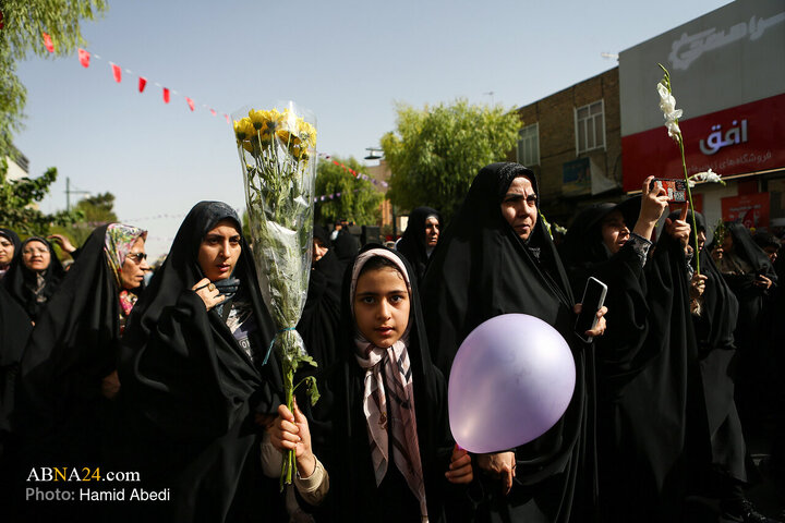Informe fotográfico | Ceremonia de bienvenida al caravan simbólica de la llegada de la Santísima Masumeh (la paz sea con ella) a Qom