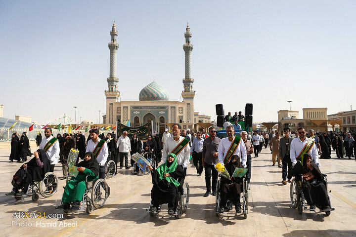 Informe fotográfico | Ceremonia de bienvenida al caravan simbólica de la llegada de la Santísima Masumeh (la paz sea con ella) a Qom