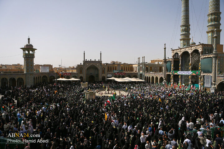 Informe fotográfico | Ceremonia de bienvenida al caravan simbólica de la llegada de la Santísima Masumeh (la paz sea con ella) a Qom