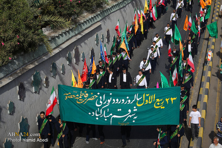 Informe fotográfico | Ceremonia de bienvenida al caravan simbólica de la llegada de la Santísima Masumeh (la paz sea con ella) a Qom