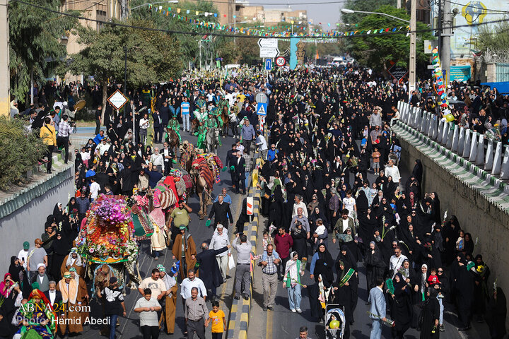 Informe fotográfico | Ceremonia de bienvenida al caravan simbólica de la llegada de la Santísima Masumeh (la paz sea con ella) a Qom