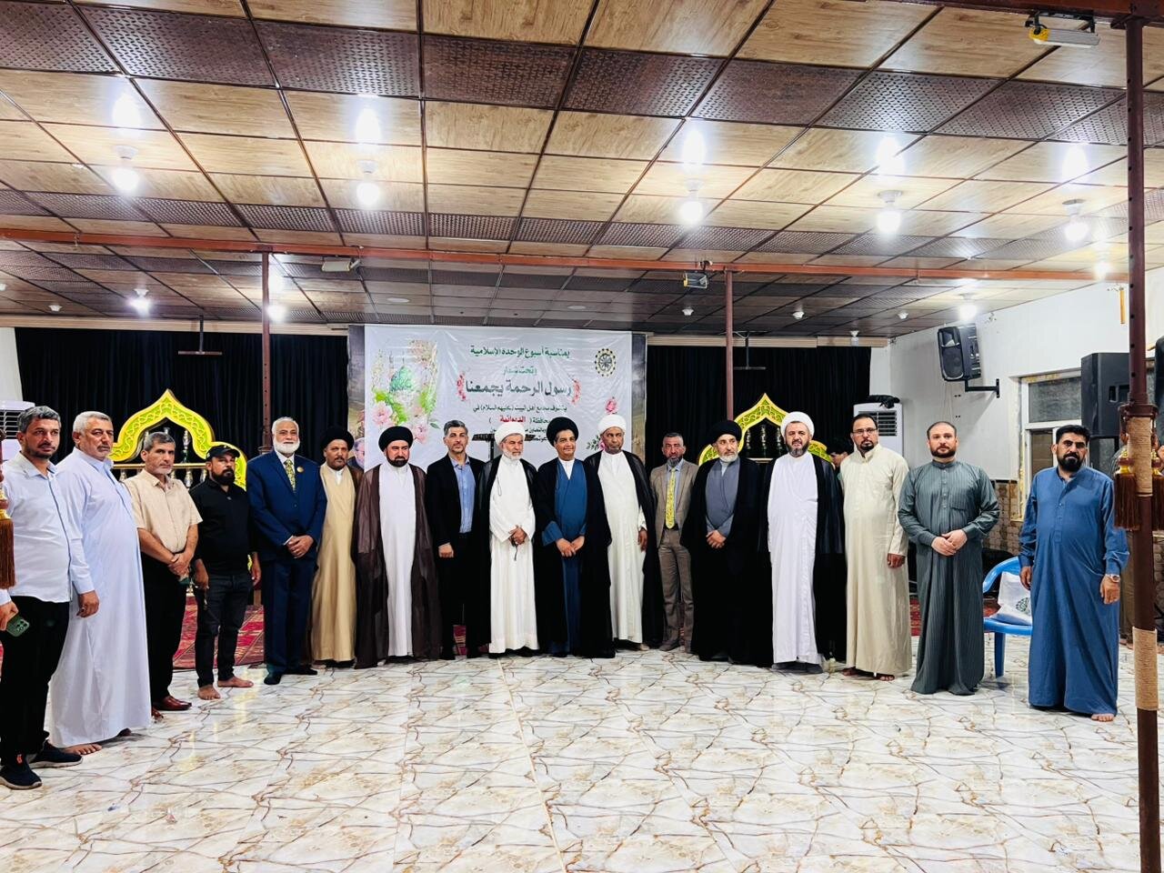 Li parêzgeha Dîwanîyê ya Iraqê, di çarçoveya Hefteya Yekîtîyê û rojbûna Peygamberê Mezinê Îslamê (s.x.a) û Îmam Caferê Sadiq (s.x) de, hemayîşek mezin