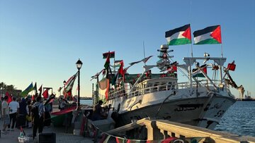 Safari ya Ishara ya Jahazi ya "Omar Mukhtar" Kutoka Libya katika Kuvunja Mzingiro wa Gaza +Picha