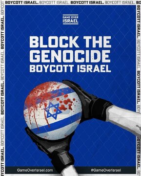 Kampanyaya navneteweyî #GameOverIsrael daxwaza rawestandina tîm û lîstikvanên Îsraîlî ji pêşbirkên futbolê yên Ewropî dike