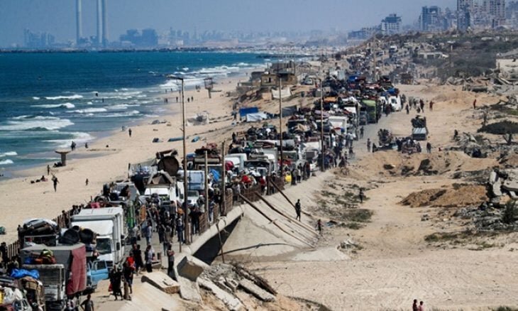 ارتش رژیم صهیونیستی، برای خروج ساکنان شهر غزه مسیر انتقال موقت ایجاد کرد