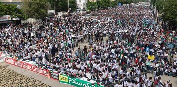 Ribuan Remaja Pakistan Ikut Serta dalam Aksi Solidaritas untuk Rakyat Gaza