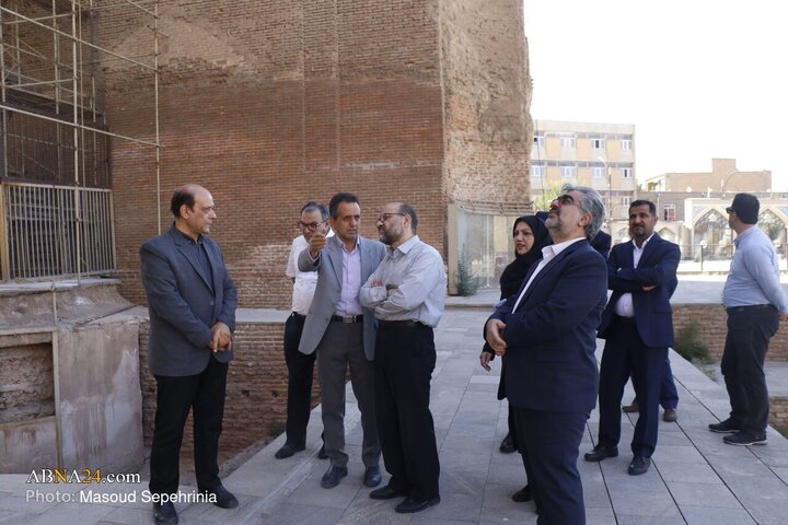 بازدید رئیس سازمان اسناد ملی و کتابخانه ملی کشور  مسجد تاریخی کبود در تبریز