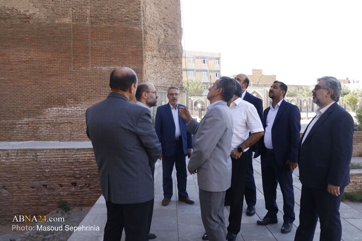 بازدید رئیس سازمان اسناد ملی و کتابخانه ملی کشور  مسجد تاریخی کبود در تبریز