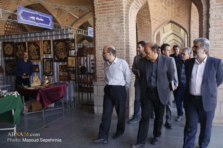 بازدید رئیس سازمان اسناد ملی و کتابخانه ملی کشور  مسجد تاریخی کبود در تبریز