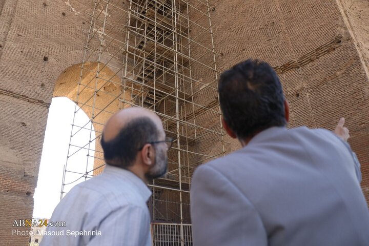 بازدید رئیس سازمان اسناد ملی و کتابخانه ملی کشور  مسجد تاریخی کبود در تبریز