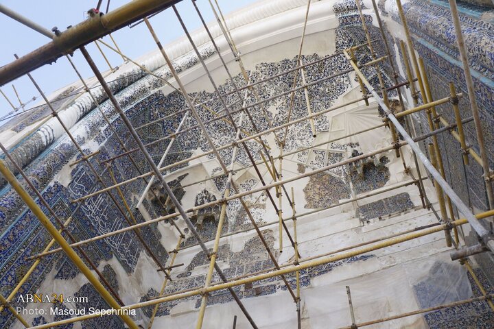 بازدید رئیس سازمان اسناد ملی و کتابخانه ملی کشور  مسجد تاریخی کبود در تبریز