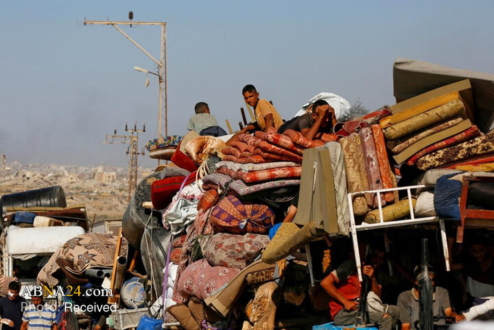Foto / Gazze halkının kuzeyden güneye göçü