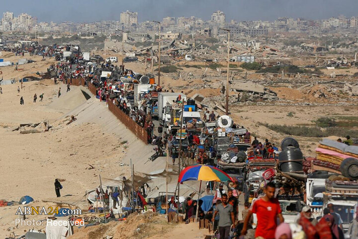 Foto / Gazze halkının kuzeyden güneye göçü
