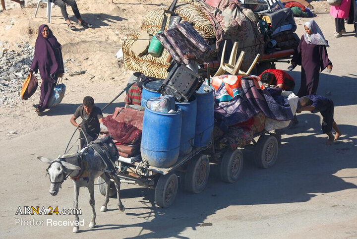 Foto / Gazze halkının kuzeyden güneye göçü
