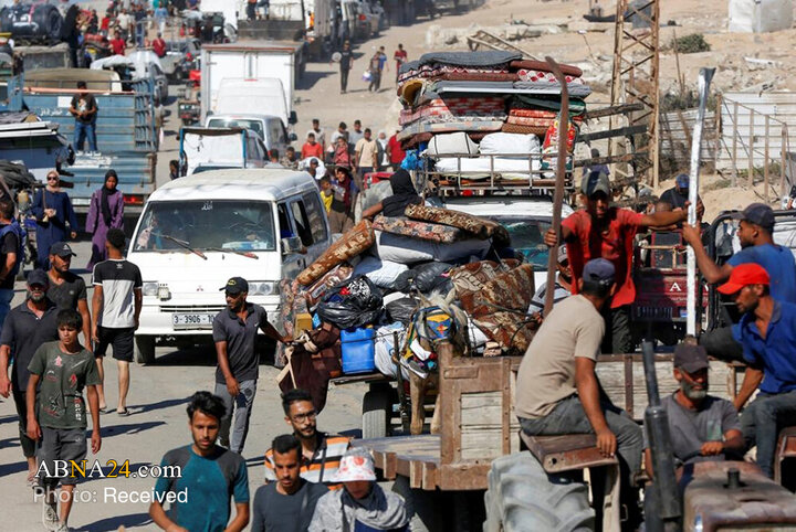 Foto / Gazze halkının kuzeyden güneye göçü