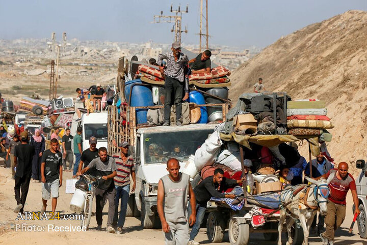 Foto / Gazze halkının kuzeyden güneye göçü