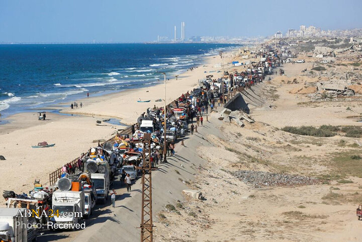 Foto / Gazze halkının kuzeyden güneye göçü