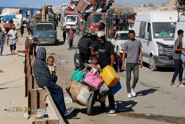 Foto / Gazze halkının kuzeyden güneye göçü