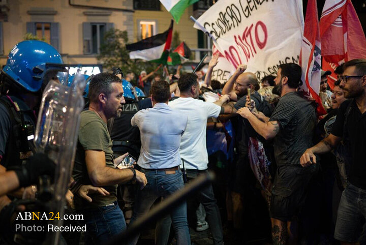 Foto / İtalya şehirlerinde mazlum Gazze halkına destek gösterileri