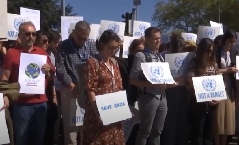 Stotine osoblja UN-a protestovalo u Ženevi zbog ubistva kolega u Gazi