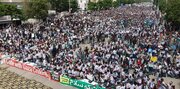 巴基斯坦数万名青少年学生走上街头抗议加沙持续冲突