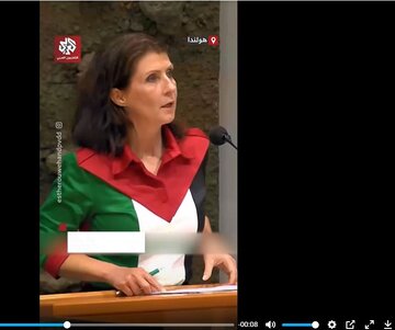 Rapora Vîdyo | Çalakiya pesindar a endamê parlamana Holandê ji bo piştgiriya Xezzeyê