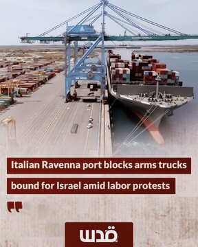Pelabuhan Ravenna Sekat Trak Bahan Letupan Ke Haifa, Israel