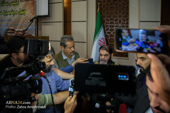 نشست خبری معاون هماهنگ‌کننده بسیج به مناسبت آغاز هفته چهل و پنجم دفاع مقدس