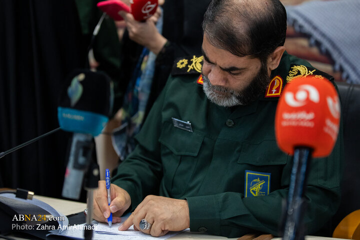 نشست خبری معاون هماهنگ‌کننده بسیج به مناسبت آغاز هفته چهل و پنجم دفاع مقدس