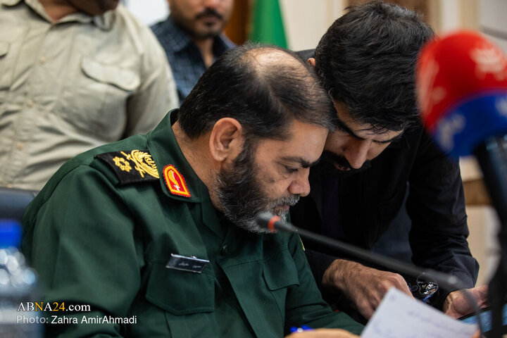 نشست خبری معاون هماهنگ‌کننده بسیج به مناسبت آغاز هفته چهل و پنجم دفاع مقدس