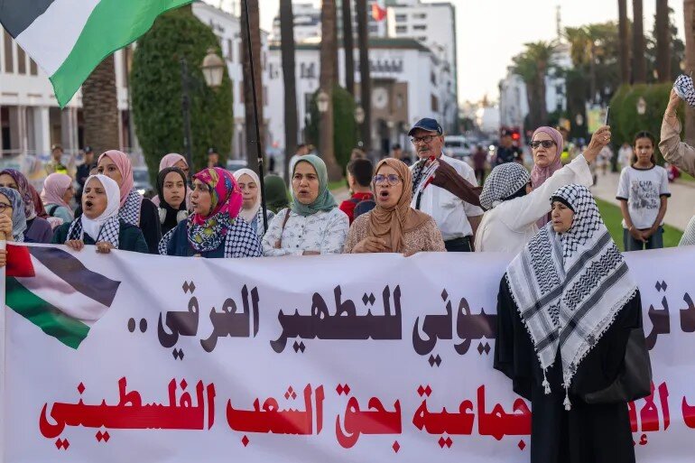 Kasashen Larabawa 4 Sukai Muzahara Ta Neman Kawo Karshen Kisan Kiyashin Da Ake Yi A Gaza