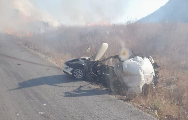Serangan Drone Zionis terhadap Sebuah Mobil di Selatan Lebanon