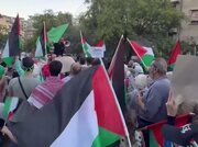 فیديو | مظاهرة في دمشق ضدّ العدو الصهيوني