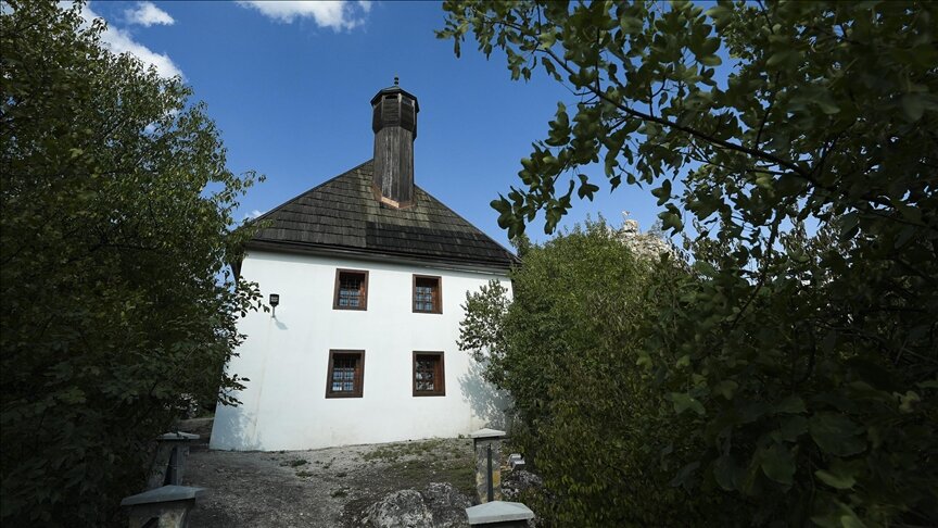 Mosque in sky: Centuries-old Kuslat mosque in Eastern Bosnia