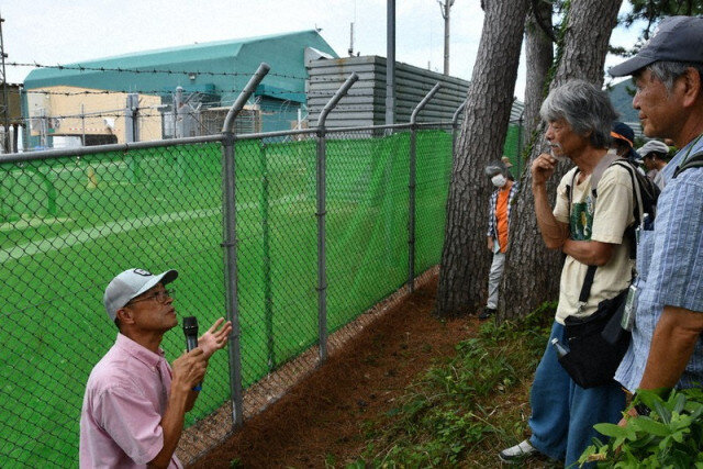 基地外で武装した米兵に抗議、京都の住民が声を上げる