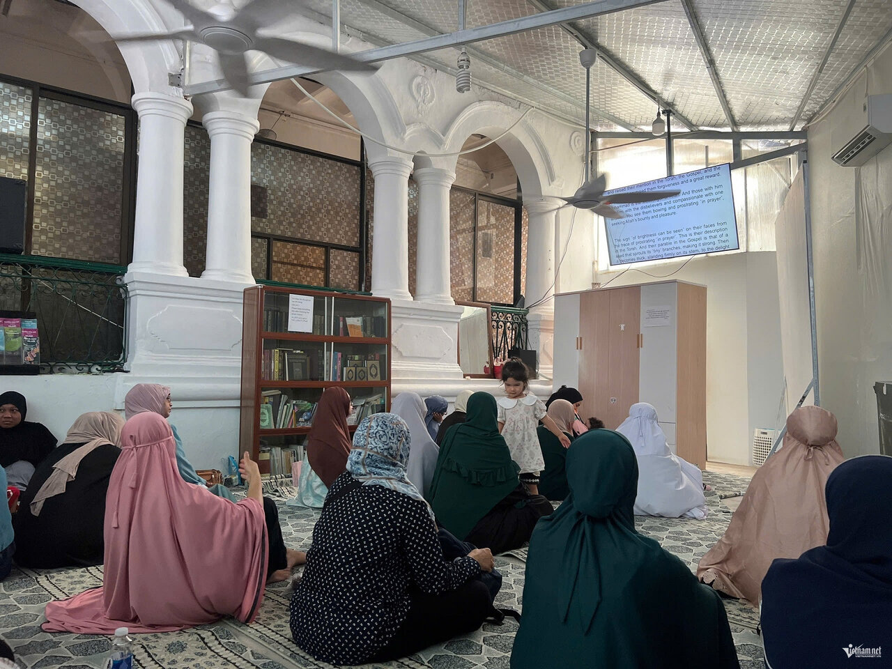 The prayer area for women