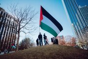 ویڈیو | لندن میں فلسطینی پرچم لہرایا گیا