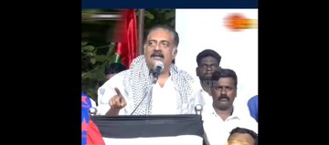 Film Star Prakash Raj Slams PM Modi’s Silence on Gaza Crisis at Pro-Palestine Rally in Chennai + Video
