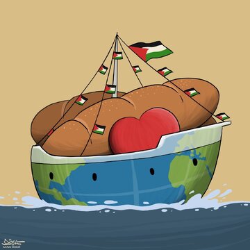 Cartoon:  Global Convoy of Sumud