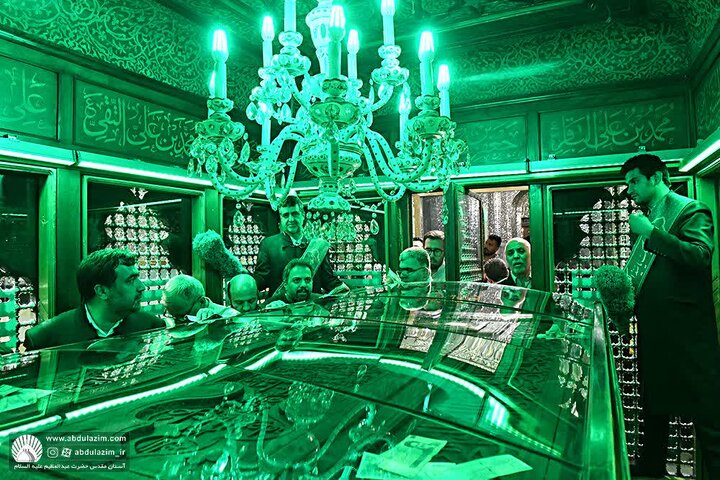 Photos: Dust-cleaning ritual of Hazrat Abdul Azim Hassani holy shrine