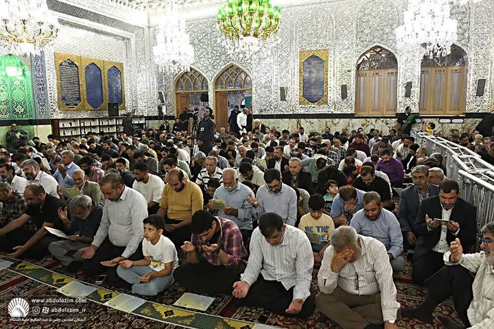 Photos: Dust-cleaning ritual of Hazrat Abdul Azim Hassani holy shrine