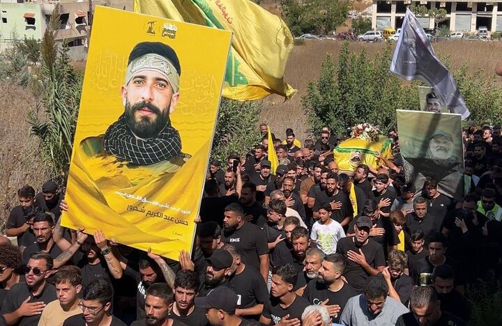 حزب الله وجماهير المقاومة يشيّعون الشّهيد حسن شحرور في كفركلا