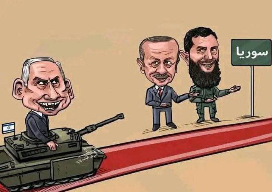 Cartoon / Erdoğan: We will not leave Syria alone and will continue to support it until it reaches a “safe haven”