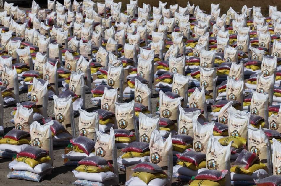 توزیع بسته‌های غذایی برای ۴۲۵ زن بیوه و افراد دارای معلولیت در کابل