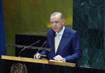 Erdogan got: "Tu mantîqek tune ye ji bo tewêrsaziya(barbariya) Îsraîlê / Yekîtiya Neteweyan li Xezze tiştek nekir." + Vîdyo