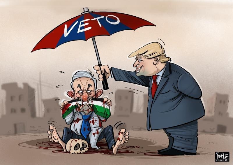 Caricature: The American Veto