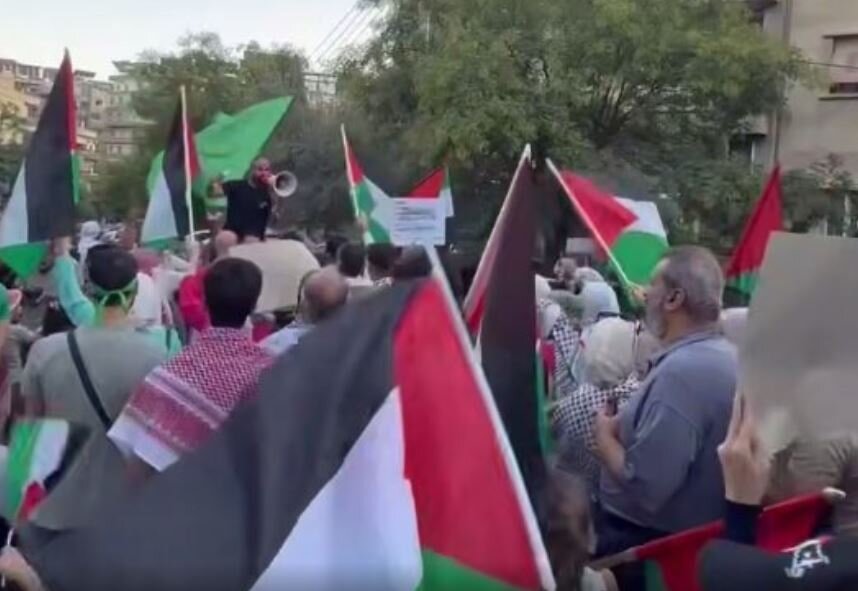 Video: Demonstration in Damascus against Zionist enemy