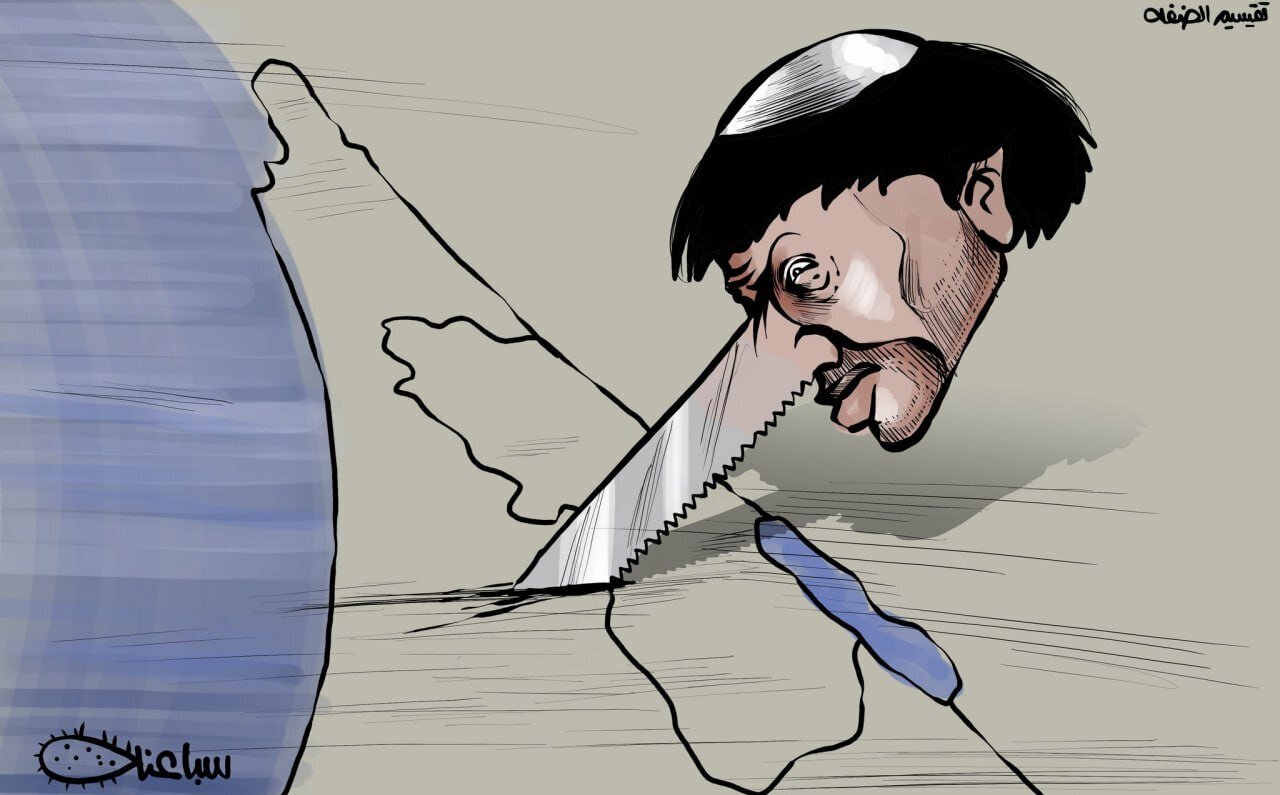 Cartoon: Division of the West Bank